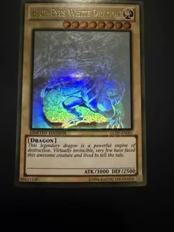 Blue-Eyes White Dragon GLD5-EN001 Gold/Ghost Rare Yugioh - Image 1