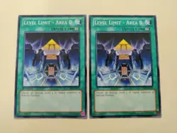 2x Level Limit - Area B LCYW-EN279 Common 1st Ed/Unlimited LP - Image 1