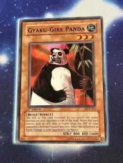 Yugioh Gyaku-Gire Panda DCR-021 1st Edition Common LP - Image 1