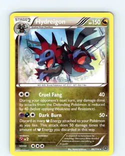 Pokemon TCG Hydreigon XY Steam Siege 86/114 Holo Rare Card LP-NM - Image 1