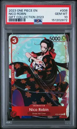 2023 ONE PIECE GIFT COLLECTION 2023 #008 NICO ROBIN PSA 10 - Image 1
