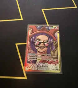 One Piece CCG Belo Betty Leader Alt Art Foil OP05-002 5000 Power English - Image 1