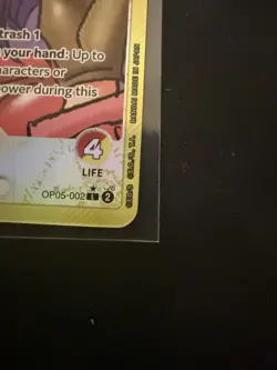 One Piece CCG Belo Betty Leader Alt Art Foil OP05-002 5000 Power English - Image 4