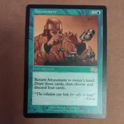 MTG Magic: The Gathering - Attunement - Urza's Saga Rare - LP - Image 1