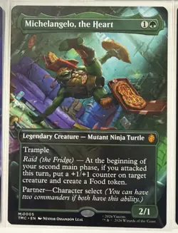 MTG TMNT Lot Of 5 Mythic Borderless, Balance Brains Heart Muscle Leonardo April - Image 5