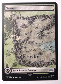 Swamp FULL ART 0277 Lord of the Rings MTG Magic the Gathering NM - Image 1