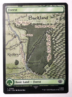 Forest FULL ART 0280 Lord of the Rings MTG Magic the Gathering NM - Image 1