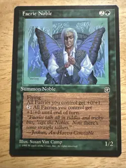 Faerie Noble 1x MtG Homelands HML SP/NM - Image 1
