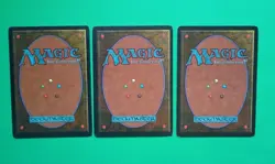 Magic the Gathering MTG The Dark ANGRY MOB X 3 ( 2 LP/EX & 1 MP) U 1994! - Image 3