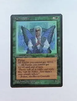 MTG - Magic The Gathering - Faerie Noble - Homelands - NP/NM! - Image 1