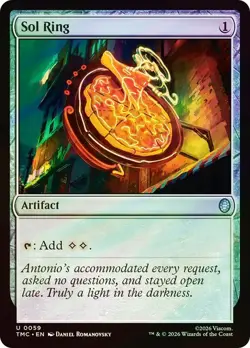 Surge Foil Sol Ring [TMNT] MTG - Image 1