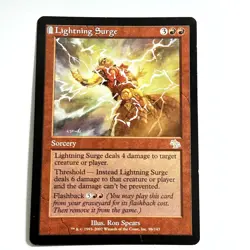 Lightning Surge 96 R Judgment Magic the Gathering MTG LP - Image 1