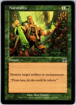 Naturalize 275 C Onslaught Magic the Gathering MTG LP - Image 1