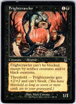 Frightcrawler 138 C Odyssey Magic the Gathering MTG LP - Image 1