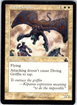 Diving Griffin 6 C Prophecy Magic the Gathering LP - Image 1