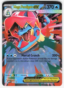 Mega Feraligatr ex - 036 036 Holo Promo ME: Mega Evolution Promo Pokemon NM - Image 1
