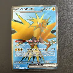 Zapdos ex Pokemon 192/165 Sv: Scarlet & Violet 151 Holo NM - Image 1