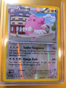 Pokemon TCG 2014 XY - Phantom Forces - Blissey - Reverse Holo Card - Rare #81 LP - Image 1