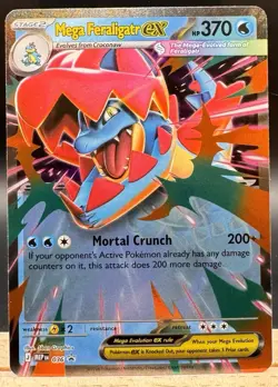 Mega Feraligatr ex 036 Black Star Promo Ascended Heroes Pokemon TCG NM - Image 1
