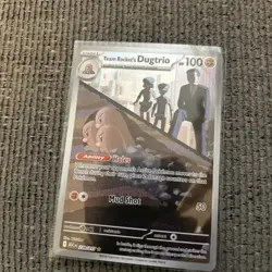 Team Rockets Dugtrio 239/217 - Pokemon TCG - Ascended Heros Illustration Rare - Image 1