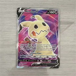 Pokemon TCG Mimikyu V 148/163 Battle Styles Ultra Rare Holo Full Art 160 HP - Image 1