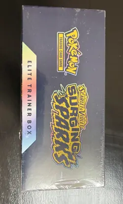 Pokemon TCG Surging Sparks Elite Trainer Box SEE PICTURES FOR CONDITION - Image 5