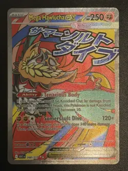 Pokemon Mega Hawlucha Ex Mega Attack Rare 268/217 Ascended Heroes - Image 2