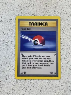 Pokemon TCG Poke Ball Jungle 64/64 Regular 1st Edition Common - Image 2