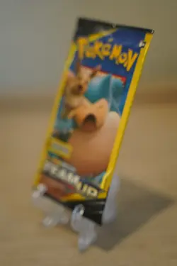 7.85g Pokemon TCG Team Up Mini Booster Pack 3 Card Snorlax Pikachu Art Sealed - Image 4