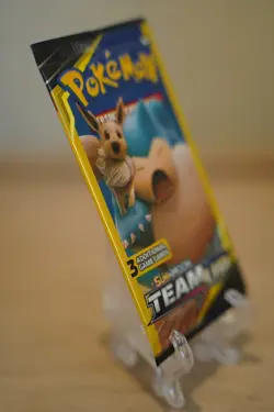 7.85g Pokemon TCG Team Up Mini Booster Pack 3 Card Snorlax Pikachu Art Sealed - Image 5