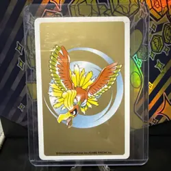 Gligar Pokemon Playing Card GOLD Ho-oh Back Nintendo JAPAN - Image 2