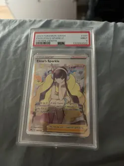 Pokemon TCG Elesa's Sparkle (Full Art) 147/159 Crown Zenith Holo PSA Mint 9 - Image 1
