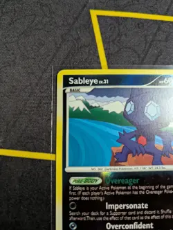 Sableye 48/100 Pokemon Stormfront 2008 Reverse Holo NM - Image 4