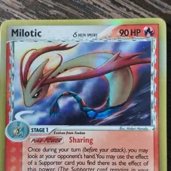 Pokemon Milotic Delta Species 5/101 Dragon Frontiers Holo Rare 90 HP 2006 - Image 2