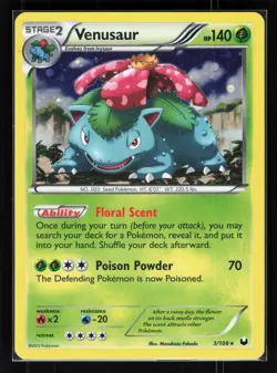 Venusaur - 3/108 (Cosmos Holo) Holo Promo Pokemon Blister Exclusives 003/108 MP - Image 1