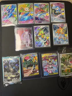 Pokemon Card Lot 11 Official TCG Cards Ultra Rare Included EX GX IR + 1st Illus - Image 1