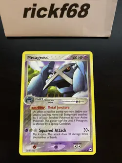 Pokemon Hidden Legends Metagross 11/101 Rare Non Holo *Read Description* - Image 1