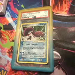 2005 POKEMON EX DELTA SPECIES GOLD STAR #112 KYOGRE-HOLO PSA 5 - Image 1