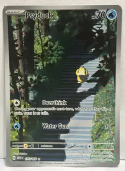 Psyduck 175/165 Holo Illustration Rare Scarlet & Violet 151 English Pokemon TCG - Image 1