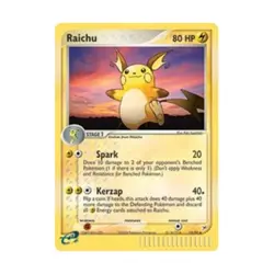 Pokemon Team Magma vs Team Aqua Raichu (R) #13 NM - Image 1