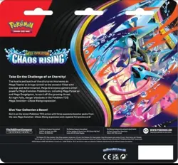 Pokemon ME04 Chaos Rising 3-Pack Blister - Sealed - PRESALE rel. 5/22 - 5/28 - Image 2
