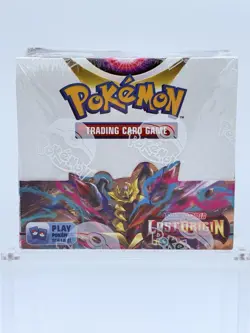 Pokemon TCG Sword & Shield Lost Origin Booster Box FACTORY SEALED + Acrylic Case 820650860553 - Image 1