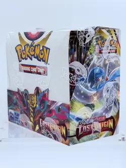 Pokemon TCG Sword & Shield Lost Origin Booster Box FACTORY SEALED + Acrylic Case 820650860553 - Image 2