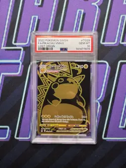 2022 POKEMON SWSH FA PIKACHU VMAX TG29 LOST ORIGIN PSA 10 GEM MT - Image 1