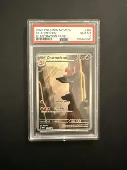 Pokemon Charmeleon Scarlet & Violet 151 169/165 Illustration Rare Holo PSA 10 - Image 1