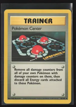 Pokemon Center 85/102 Uncommon Base Set Unlimited Pokemon Lightly Played - Image 1