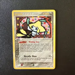 2005 Pokemon Jirachi EX DEOXYS STAMPED HOLO 9/107 - Image 1