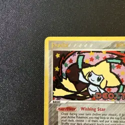 2005 Pokemon Jirachi EX DEOXYS STAMPED HOLO 9/107 - Image 2
