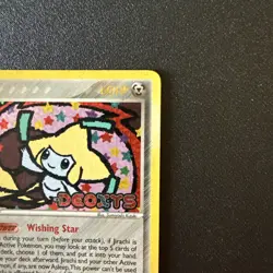 2005 Pokemon Jirachi EX DEOXYS STAMPED HOLO 9/107 - Image 3