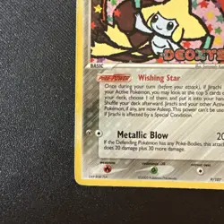 2005 Pokemon Jirachi EX DEOXYS STAMPED HOLO 9/107 - Image 5